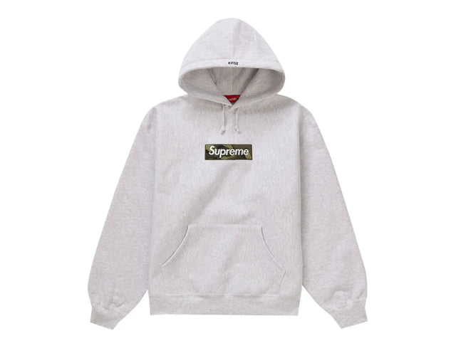 Supreme Box Logo Hoodie Camo Ash Grey (FW23)