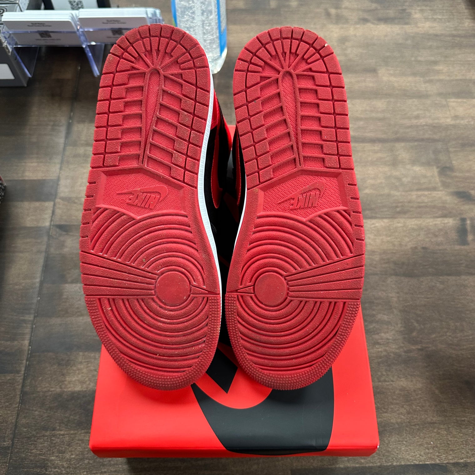Satin Bred Jordan 1 High (W) (USED)