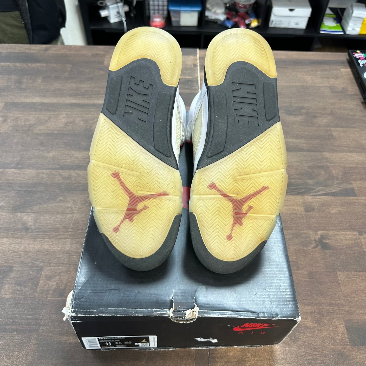 Fire Red Jordan 5 (USED)