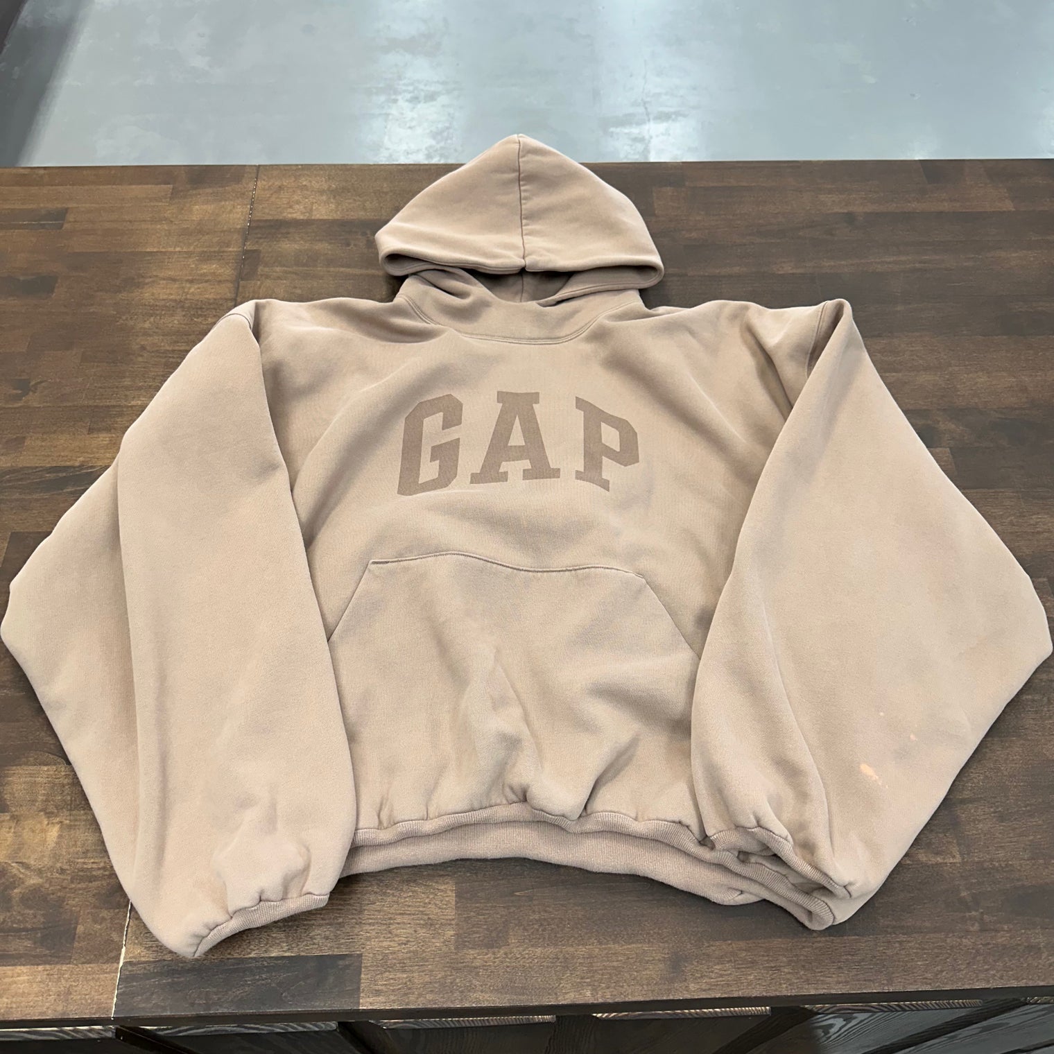 Beige Yeezy Gap Dove Hoodie (USED)