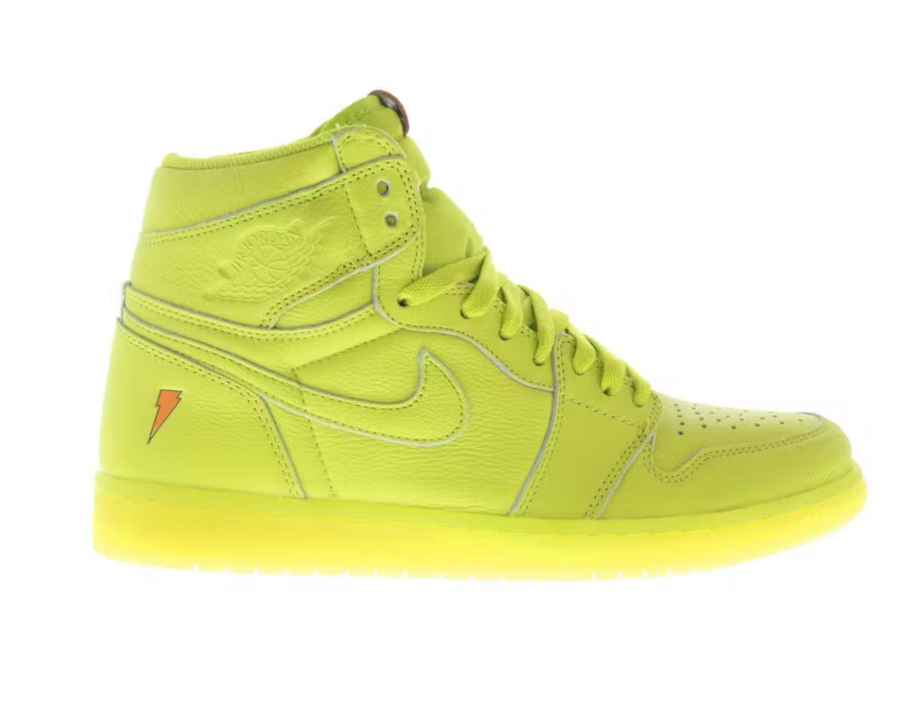 Gatorade Cyber Yellow Jordan 1 High (No Box)