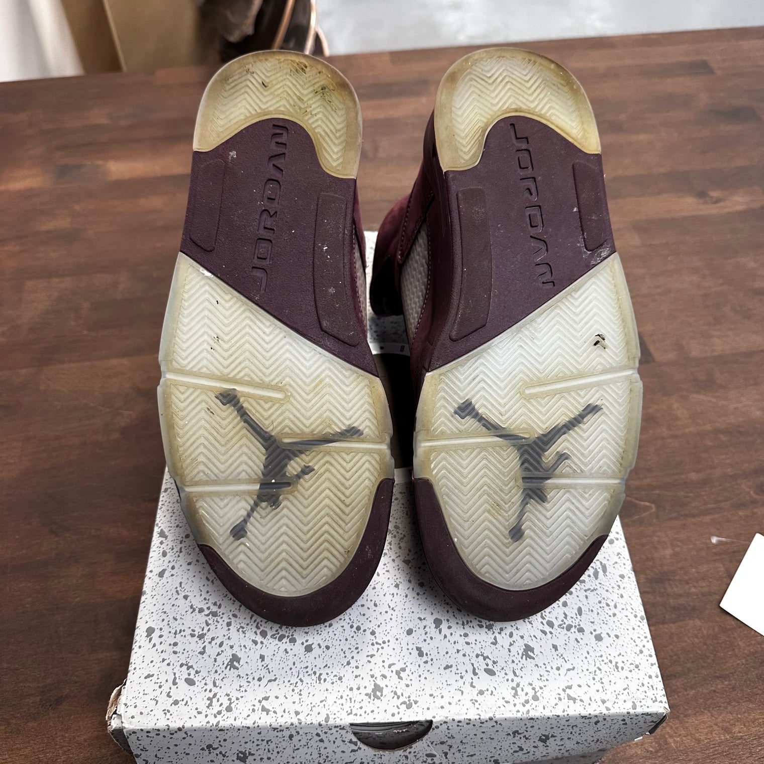Burgundy Jordan 5 (USED)