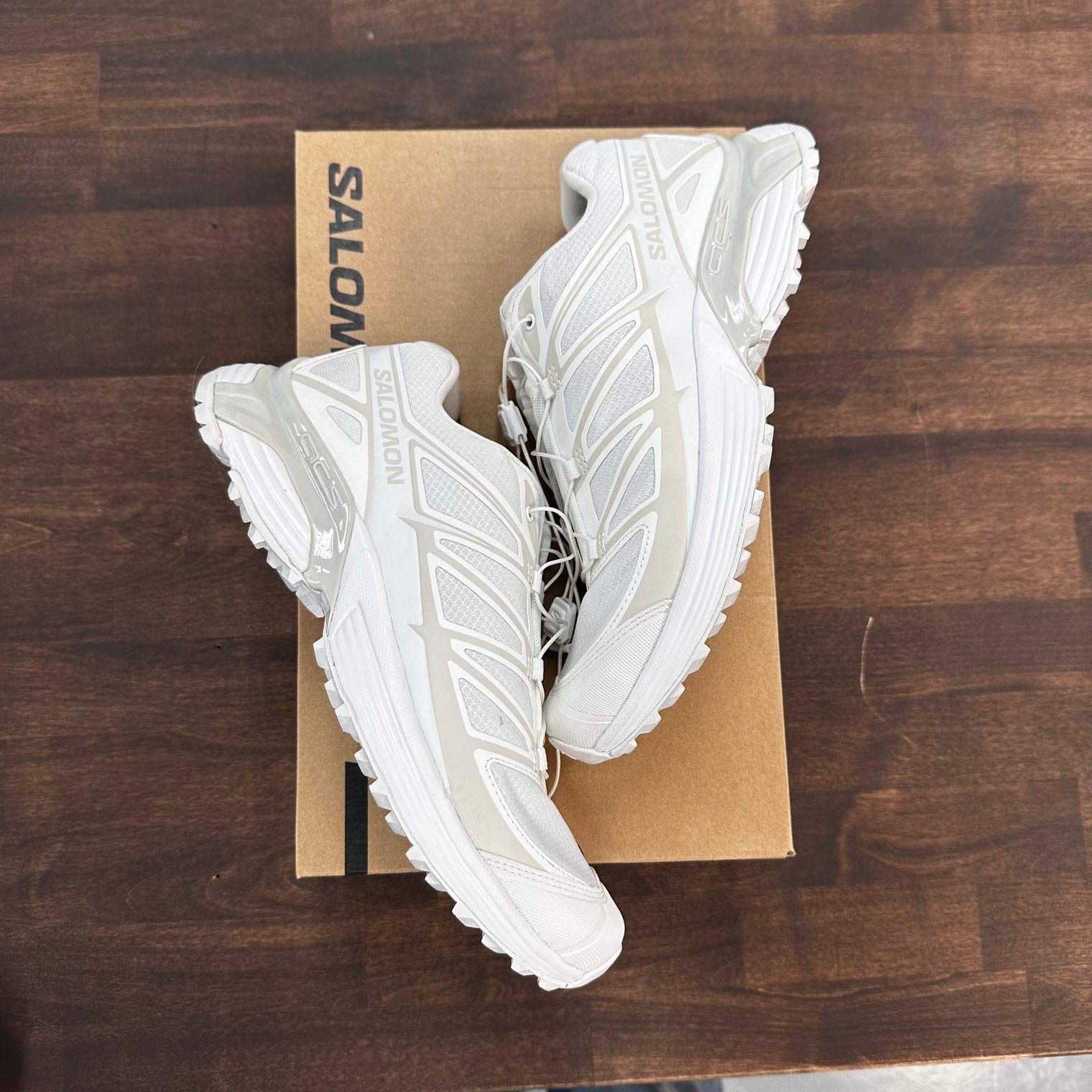 White Lunar Rock Salomon XT-Pathway (USED)