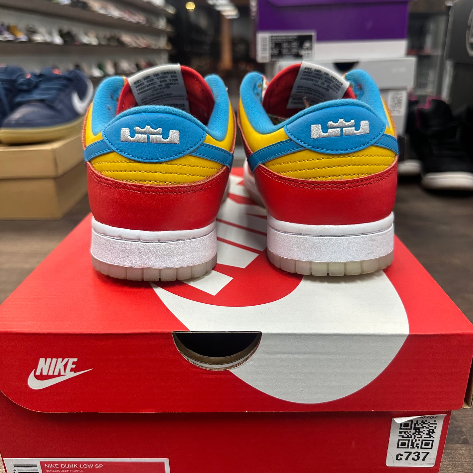 Fruity Pebble Dunk Low (USED)