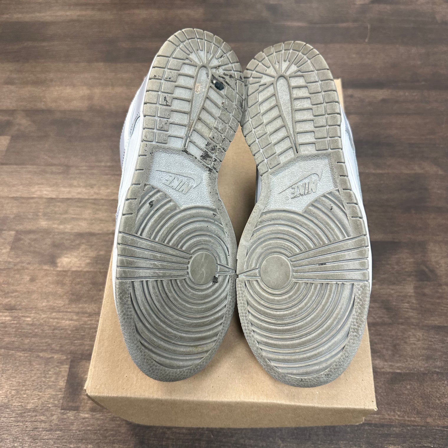 Two Tone Grey Dunk Low (USED, No Box)