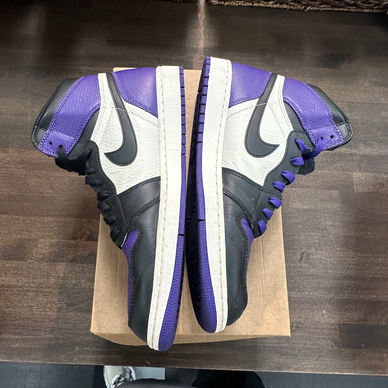 Court Purple Jordan 1 High (USED,NO BOX)