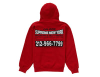 On God Supreme Hoodie Burnt Red