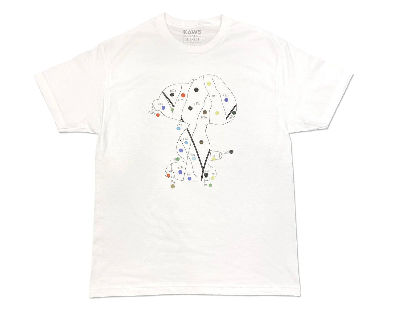 KAWS Museum No One’s Home White Tee