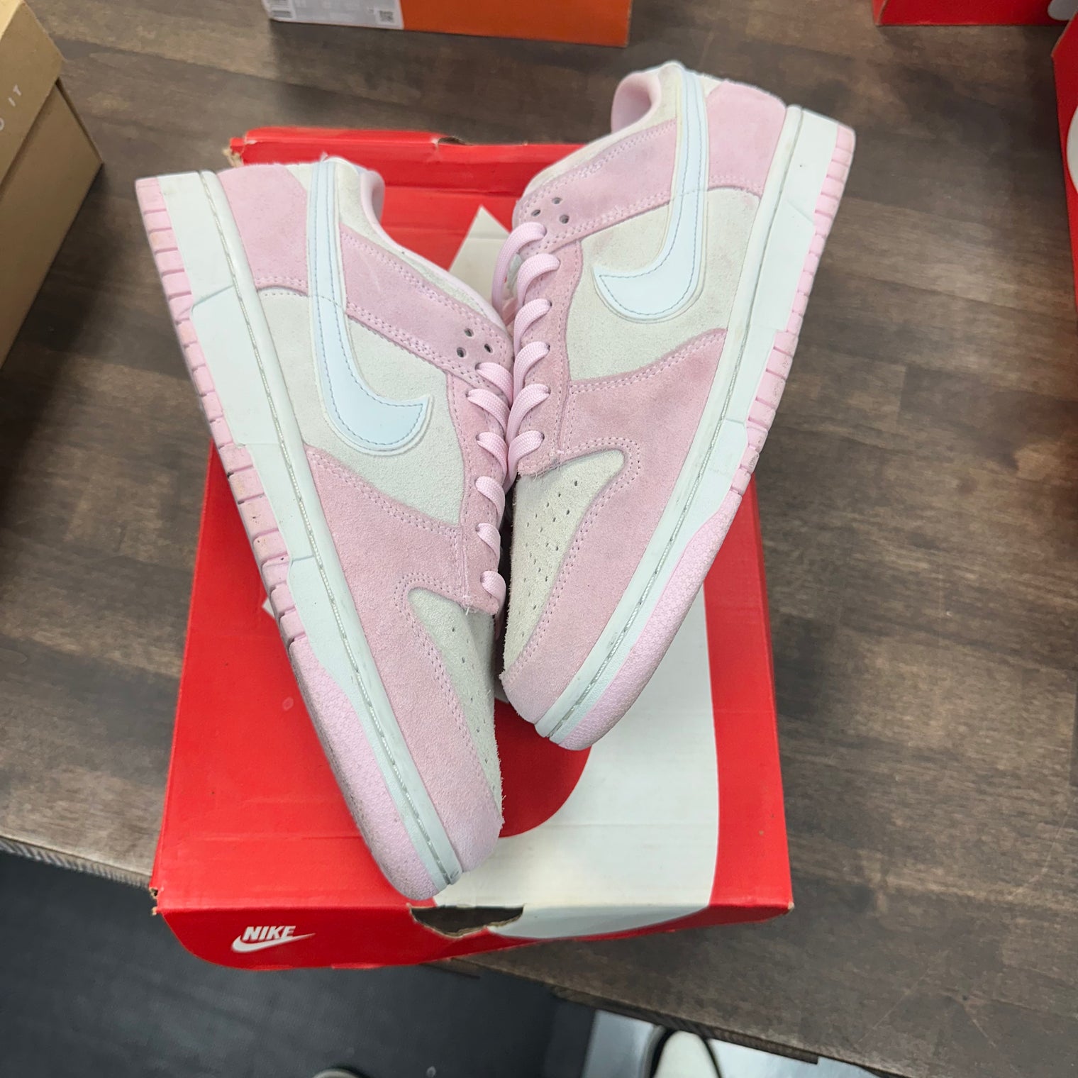 Pink Foam LX Dunk Low (W) (USED)