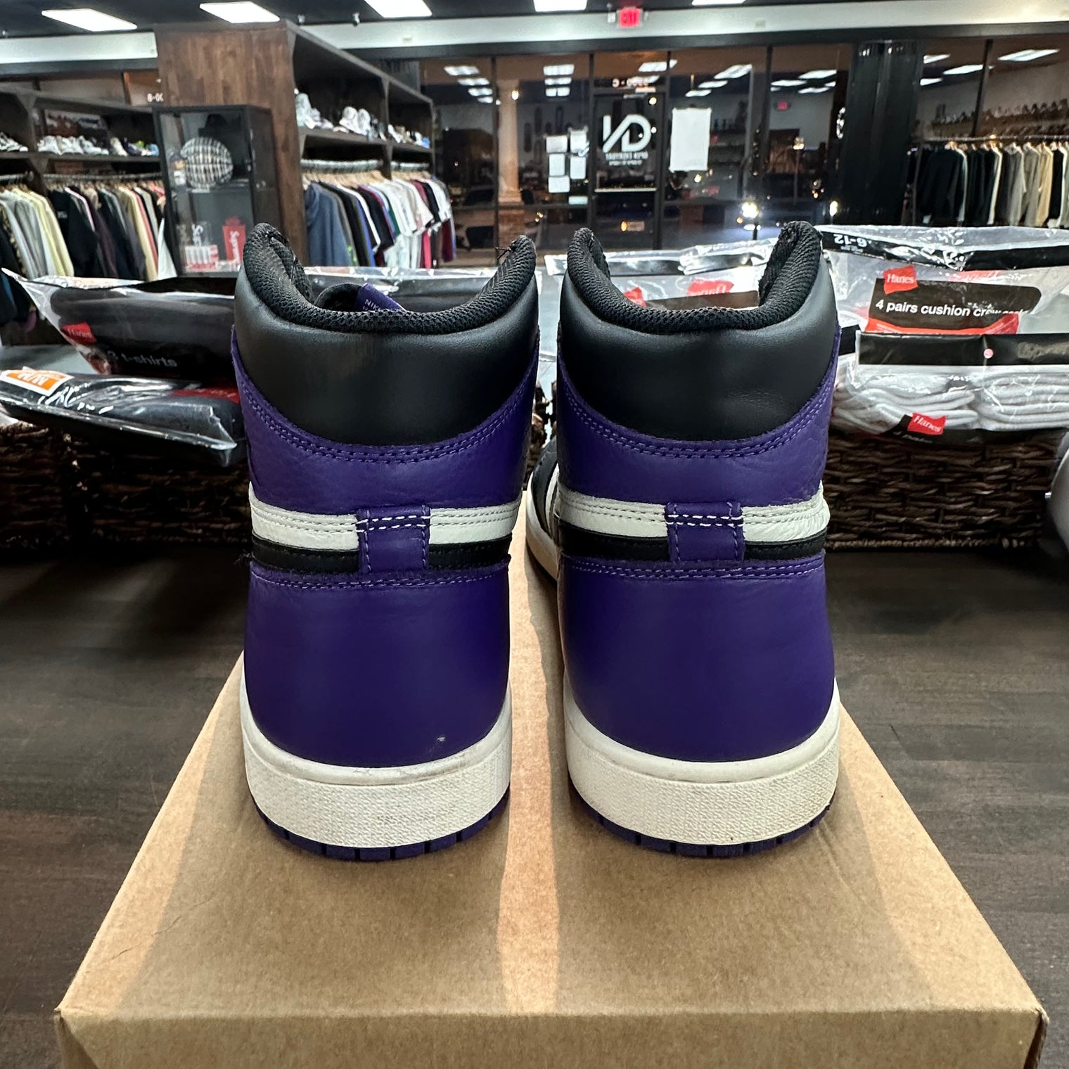 Court Purple Jordan 1 High (USED,NO BOX)