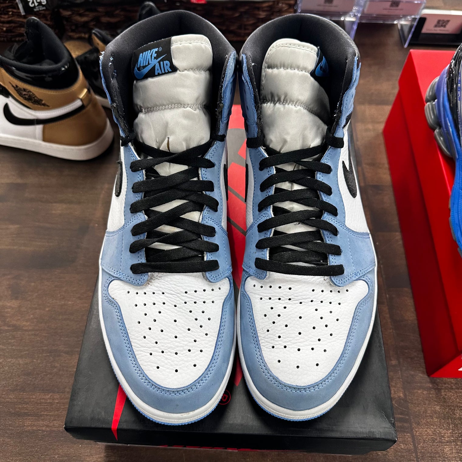 University Blue White Jordan 1 High (USED)
