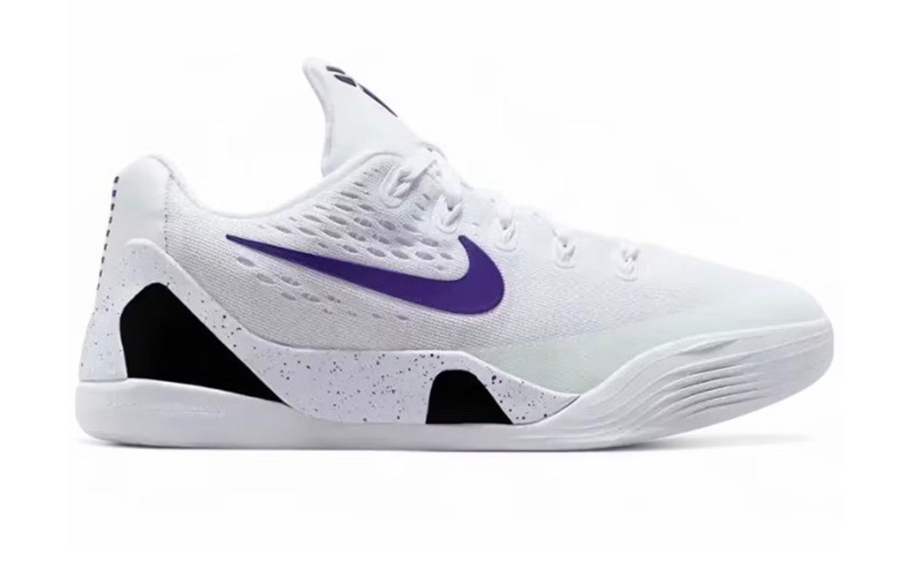 White Court Purple Nike Kobe 9 EM Low TB (GS)