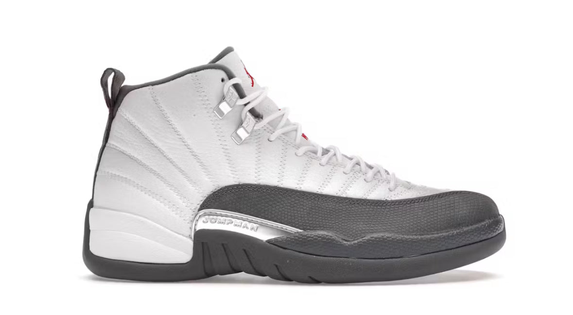 Dark White Grey Jordan 12 Retro (No Box)