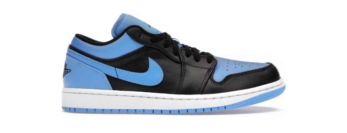 University Blue Black Jordan 1 Low