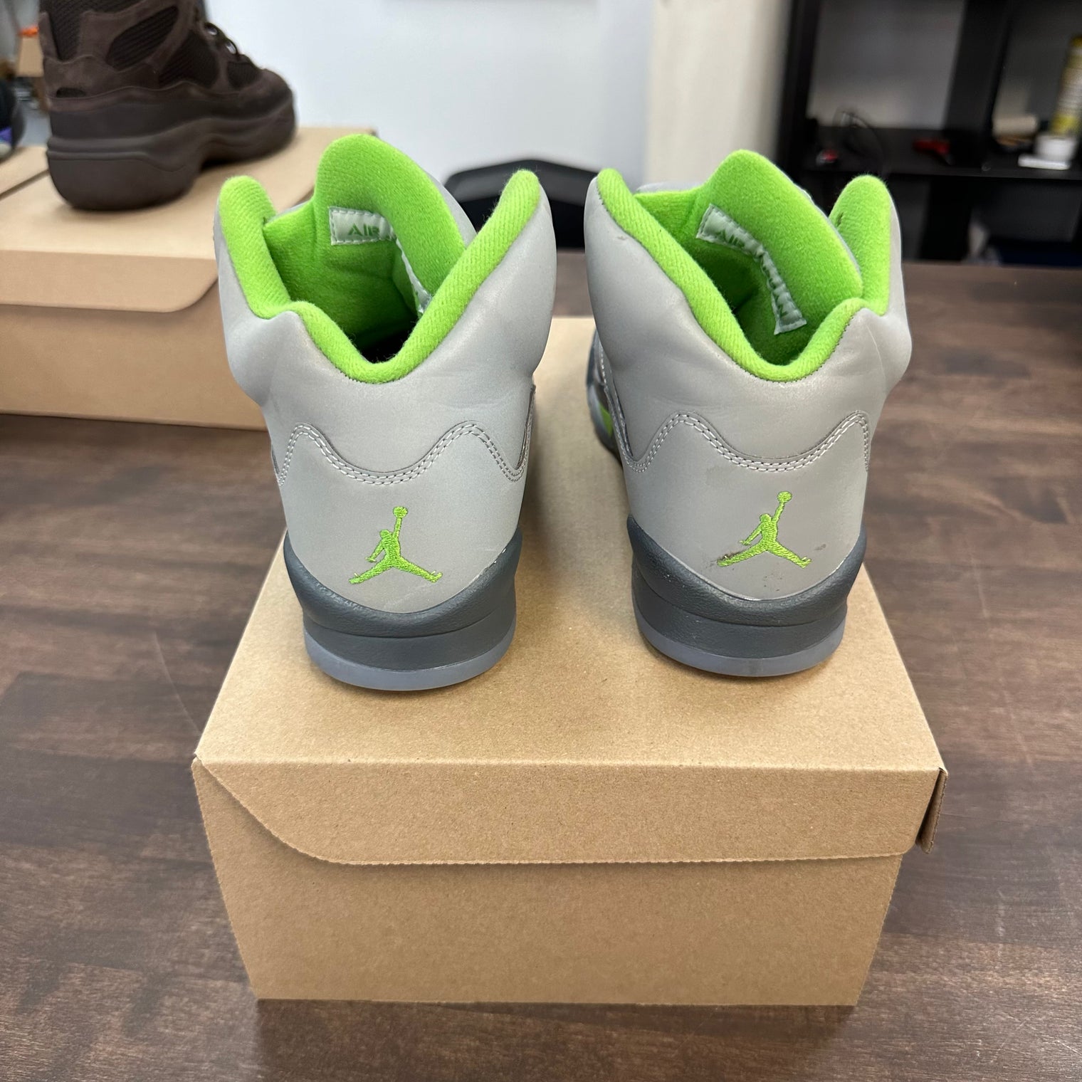 Jordan 5 GS Green Bean (USED NO BOX)