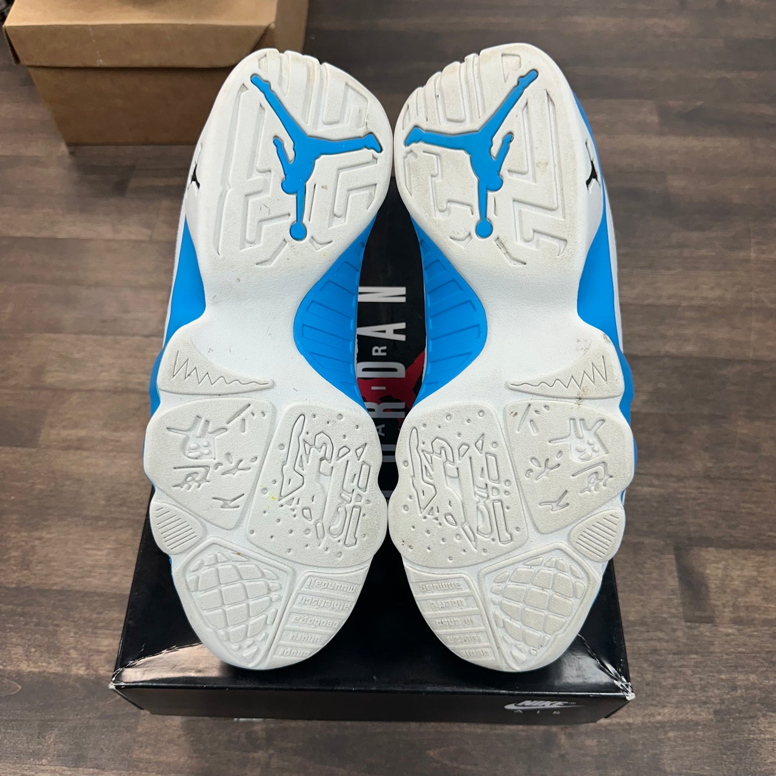 Powder Blue Jordan 9 (USED)