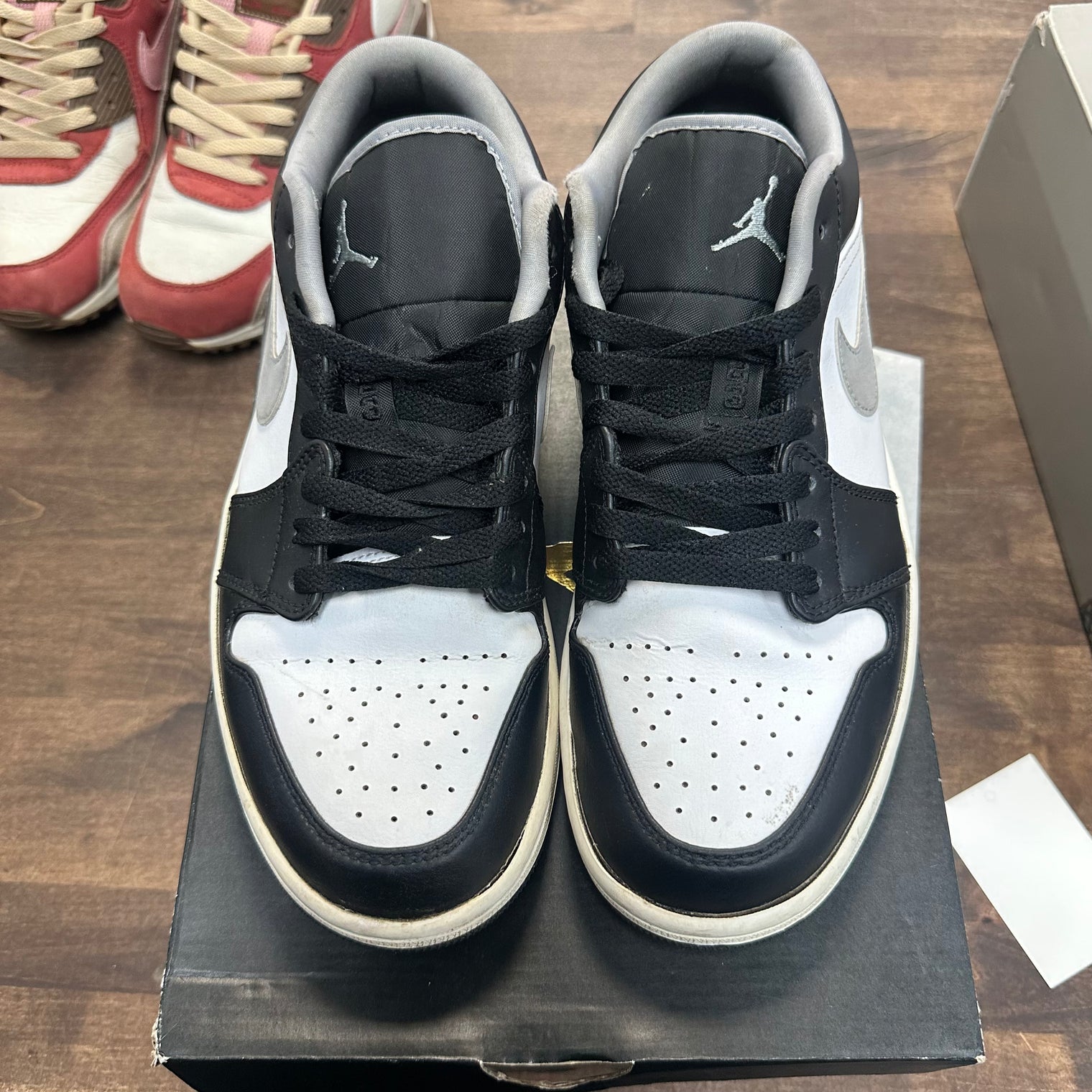 Black White Grey Jordan 1 Low (USED)