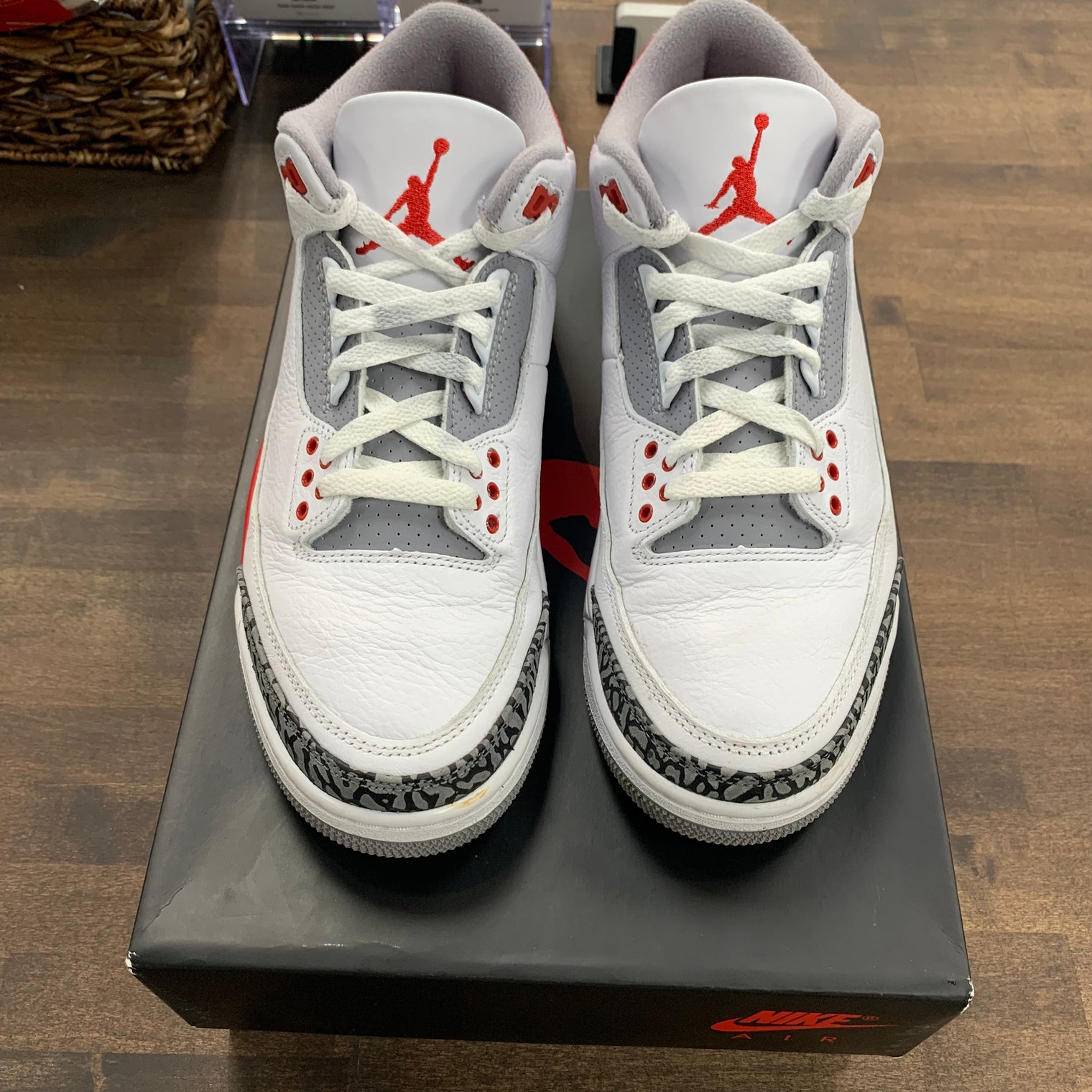 Fire Red Jordan 3 (USED)