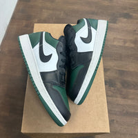 Nike Jordan 1 Low GS Green Toe (USED NO BOX)