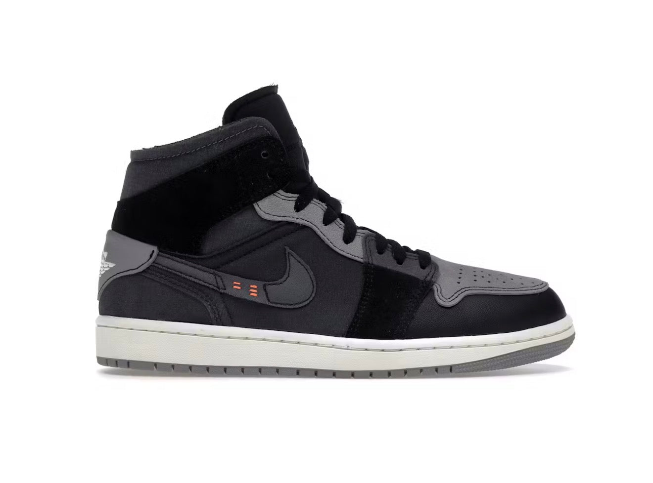 Inside Out Black Jordan 1 Mid Craft