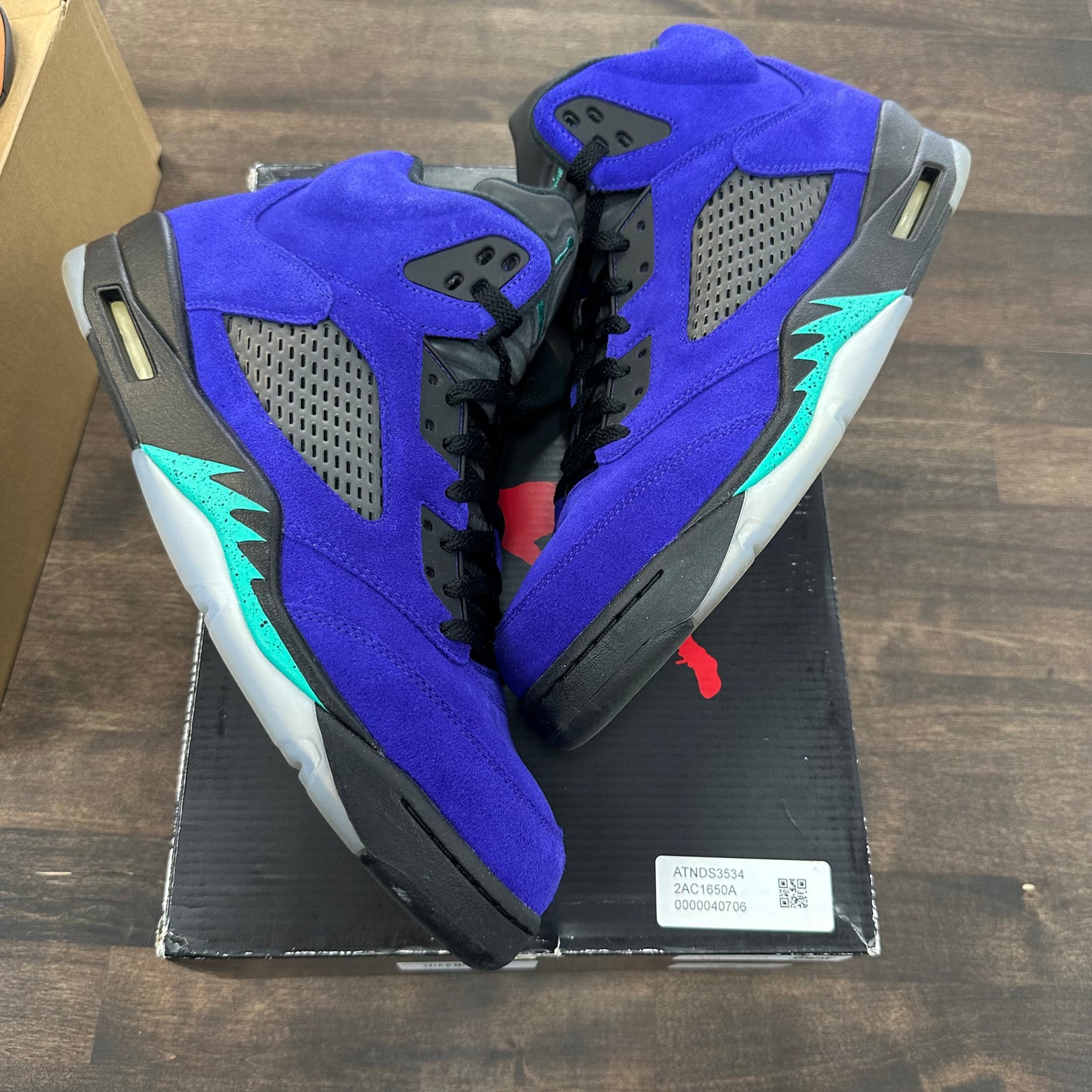 Grape Jordan 5 (USED, No Box)