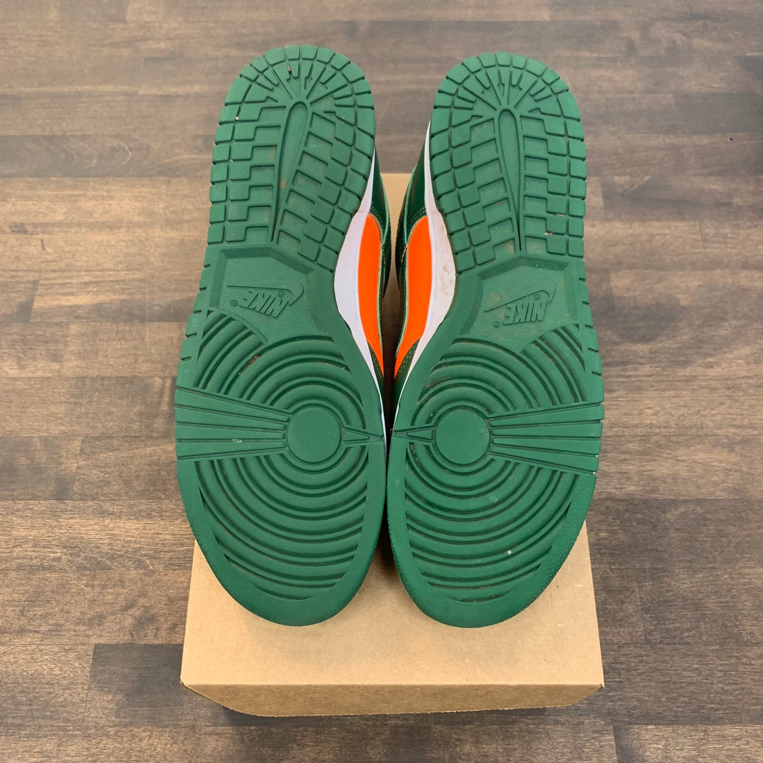 Nike Dunk Low Miami Hurricanes (USED NO BOX)