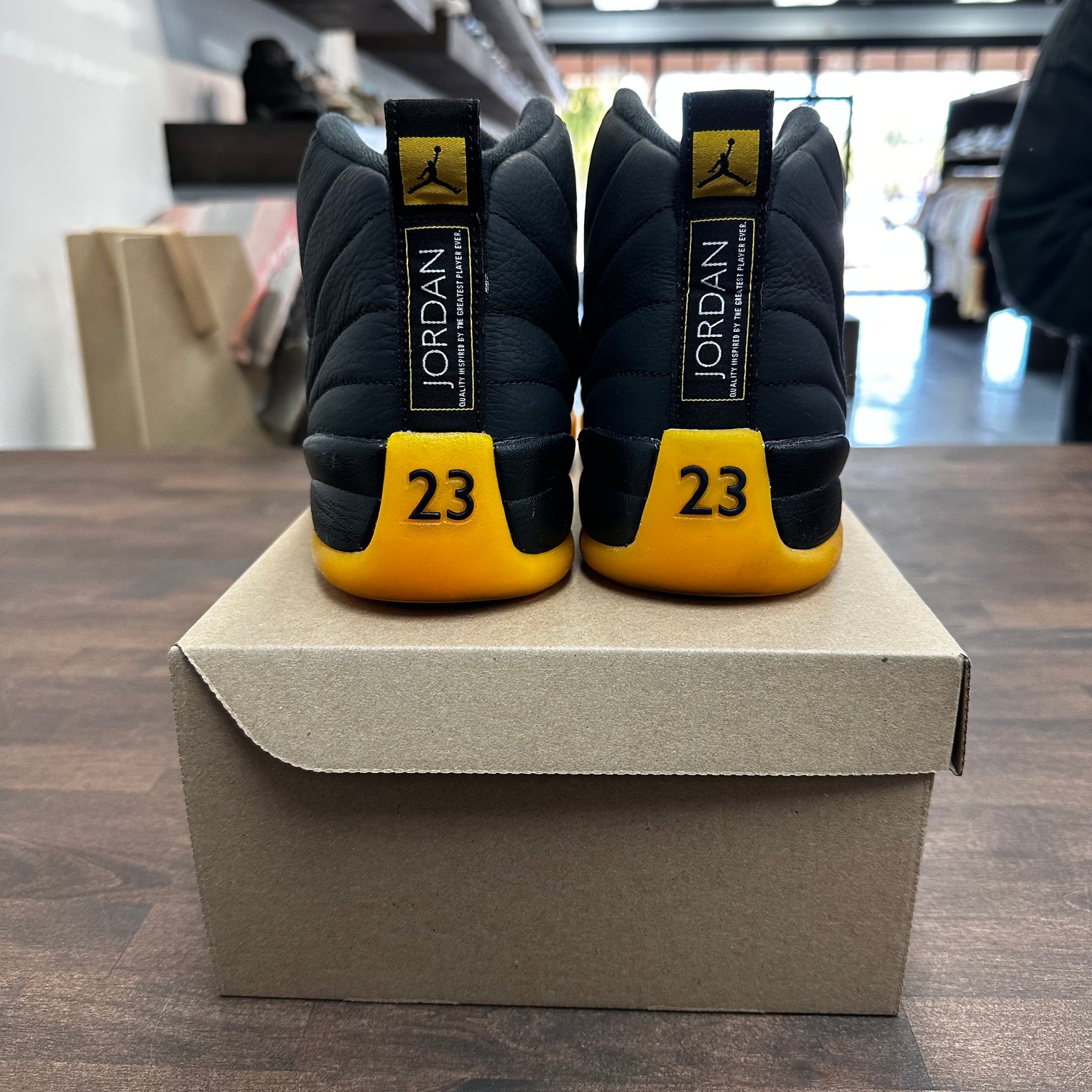 University Gold Jordan 12 (USED,No Box)