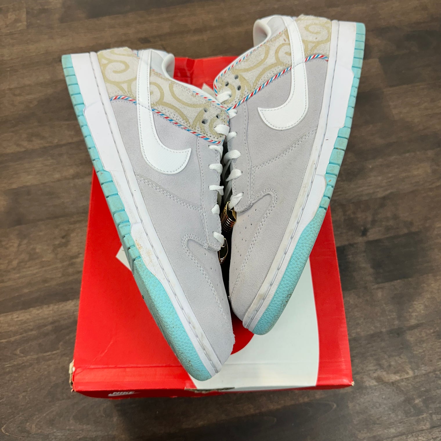 Barbershop Grey Nike Dunk Low (USED)