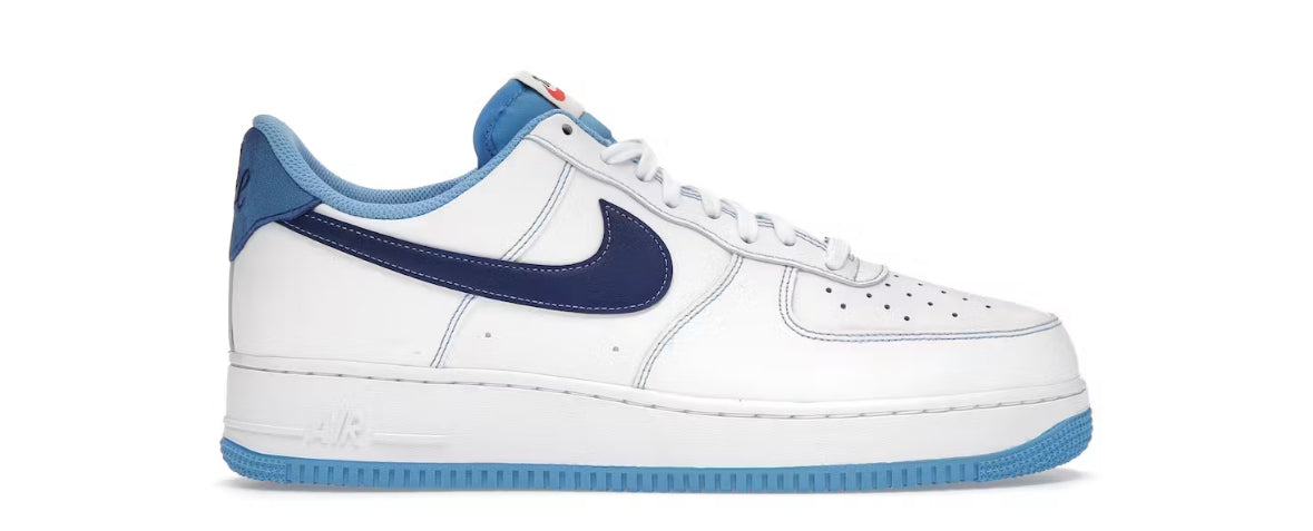 First Use White University Blue Air Force 1