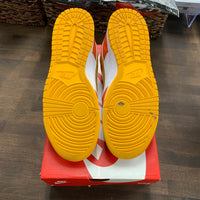 University Gold Dunk Low (W) (USED)