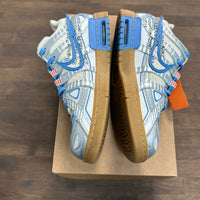 Off White Rubber Dunk UNC (USED, No Box)
