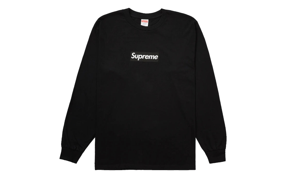 Supreme L/S Box Logo Black FW20