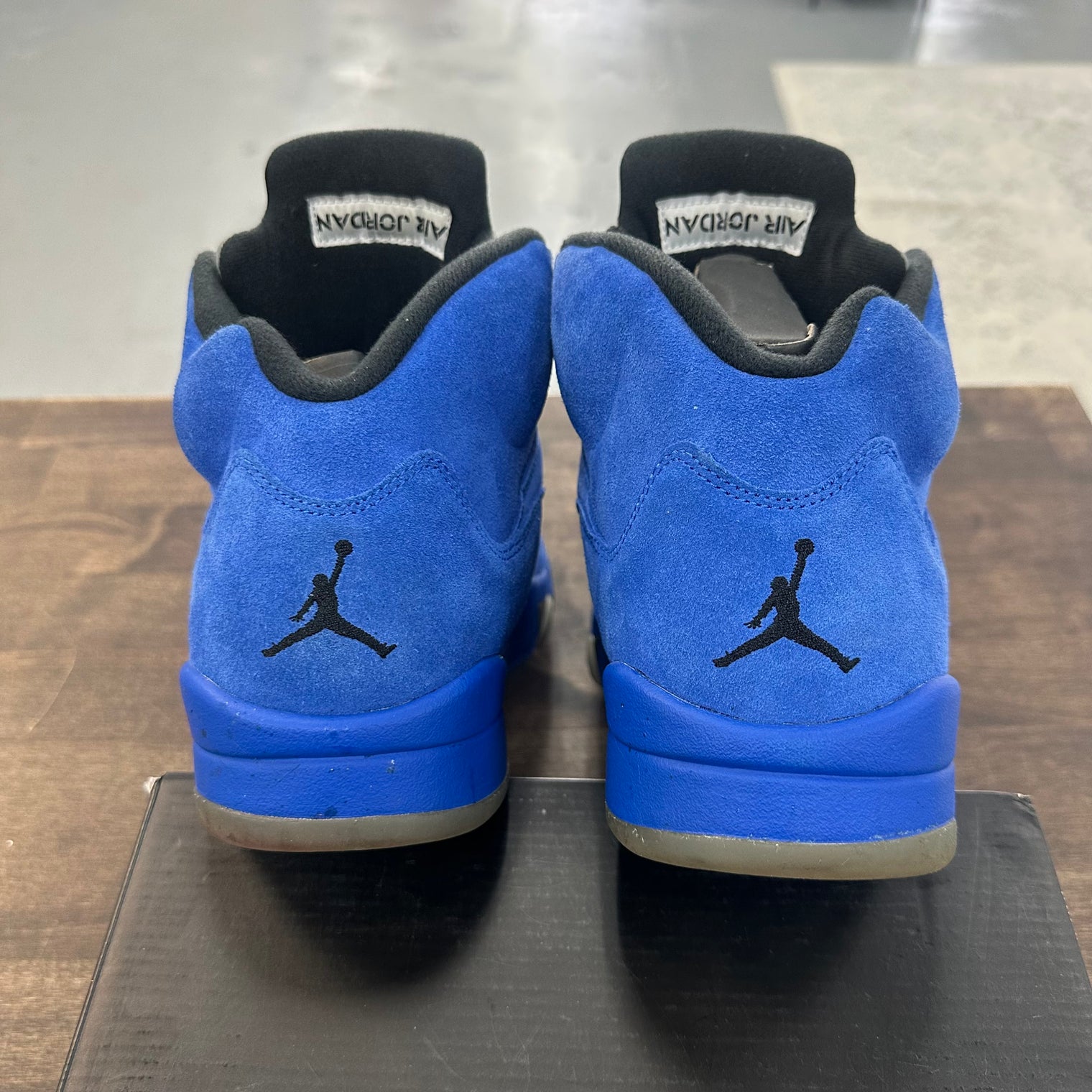 Blue Suede Jordan 5 (USED, No Box)