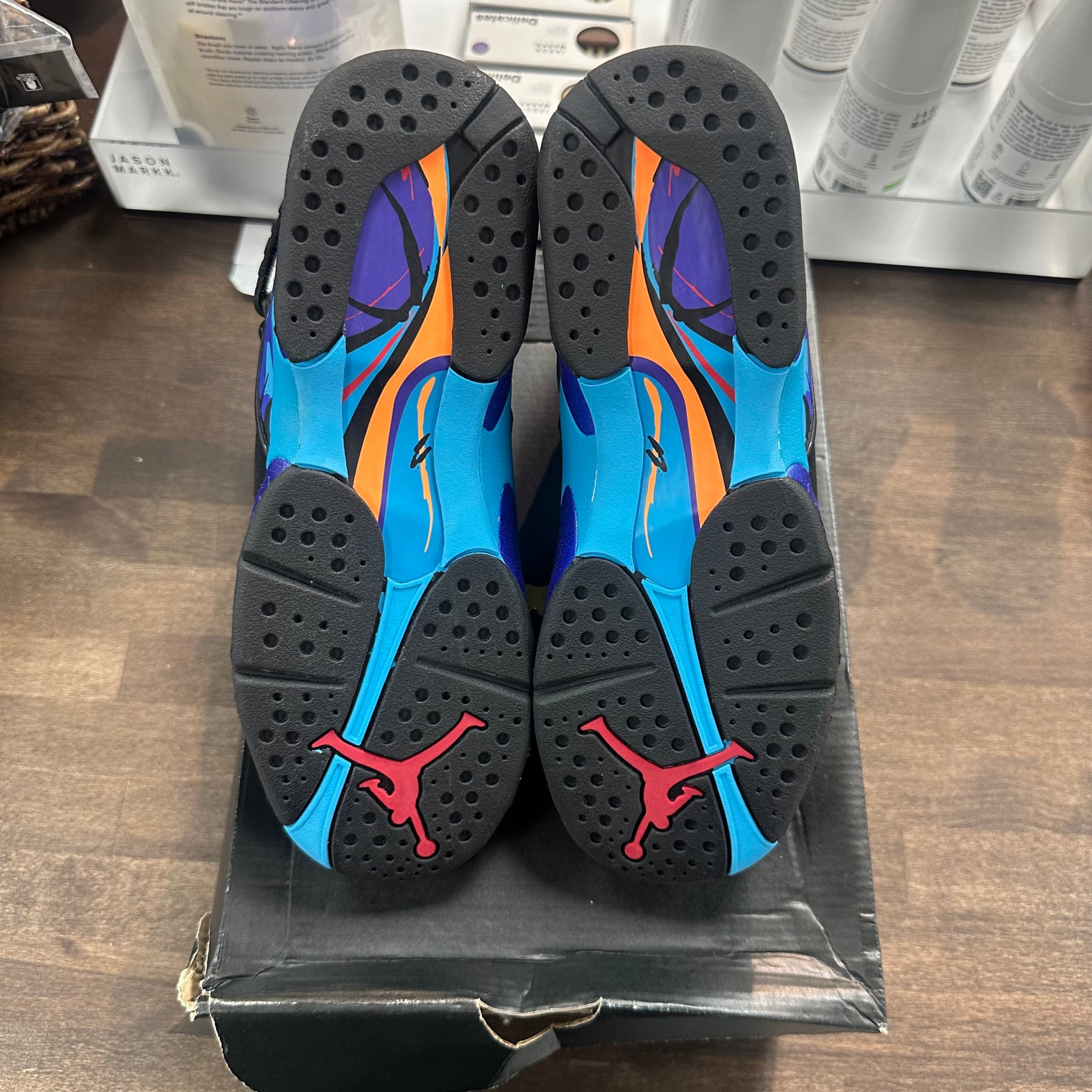 (GS) Aqua Jordan 8 (Damaged Box)