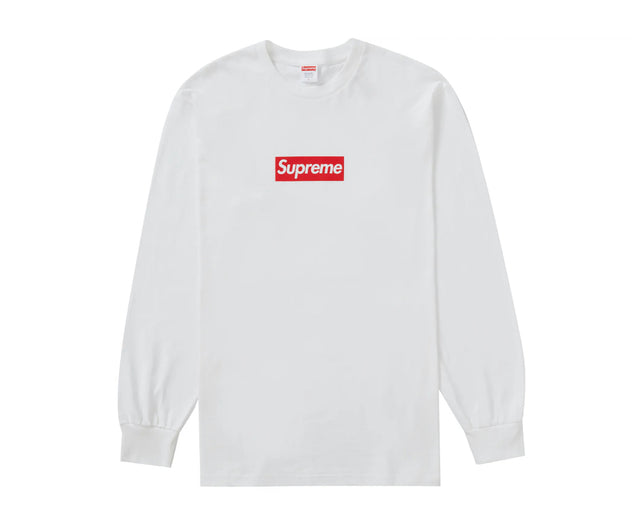 Supreme Box Logo L/S Tee White