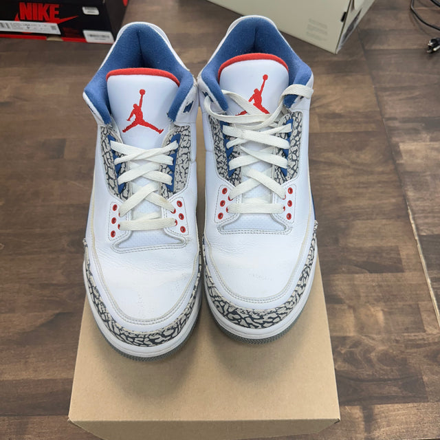True Blue Jordan 3 (USED,No Box)
