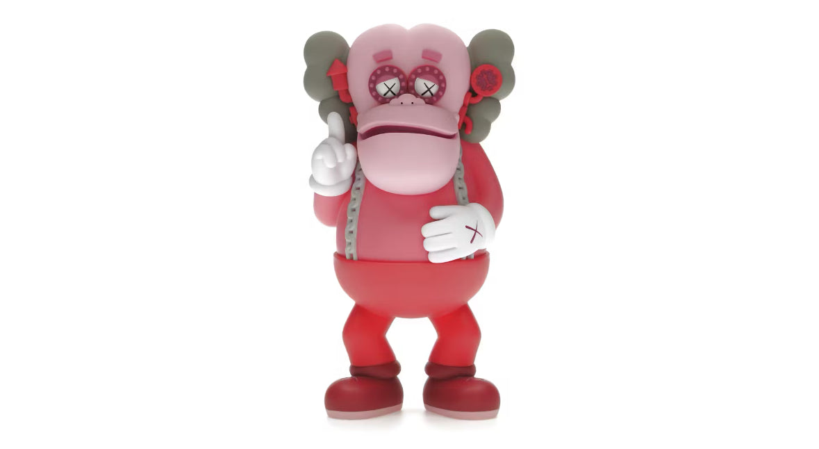 Kaws Cereal Monster Franken Berry Figure (Displayed)