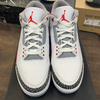 Fire Red Jordan 3 (USED)