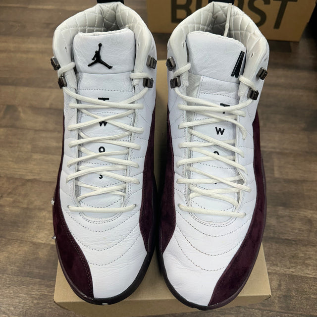 A Ma Maniere Burgundy Jordan 12 (W) (USED, No Box)