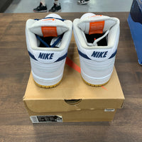Nike Dunk SB Orange Label White Navy (USED)