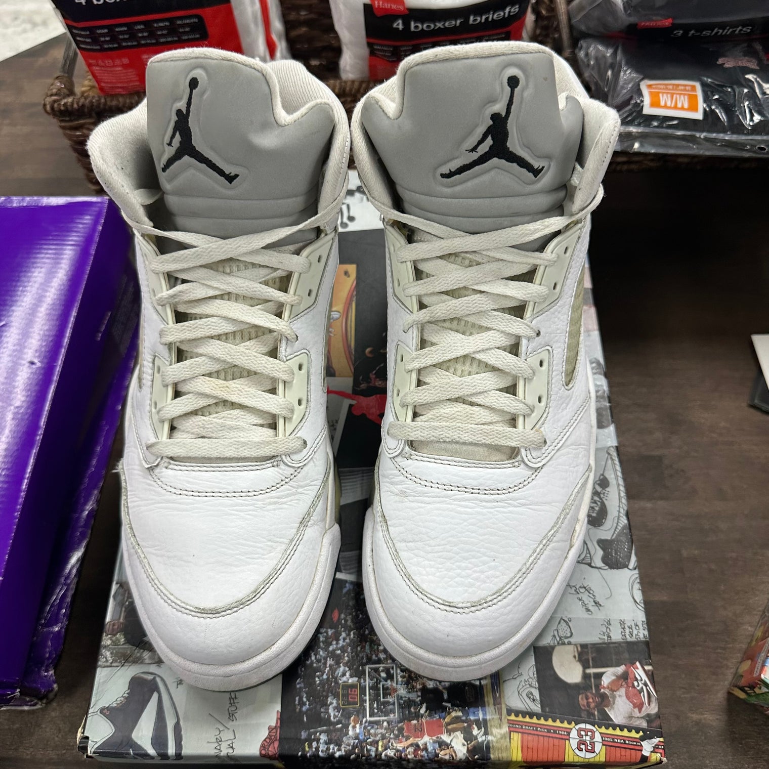 Metallic Jordan 5 (USED, No Box)