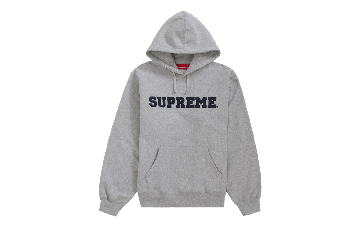 Supreme Collegiate Hoodie Ash Grey