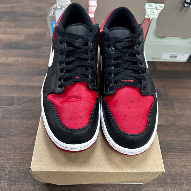 Bred Toe Jordan 1 Low (USED, No Box)