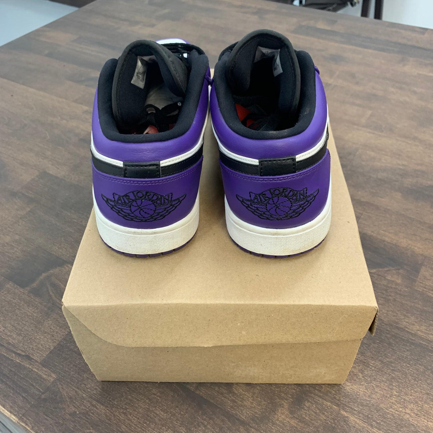 Nike Jordan 1 Low Court Purple (USED NO BOX)