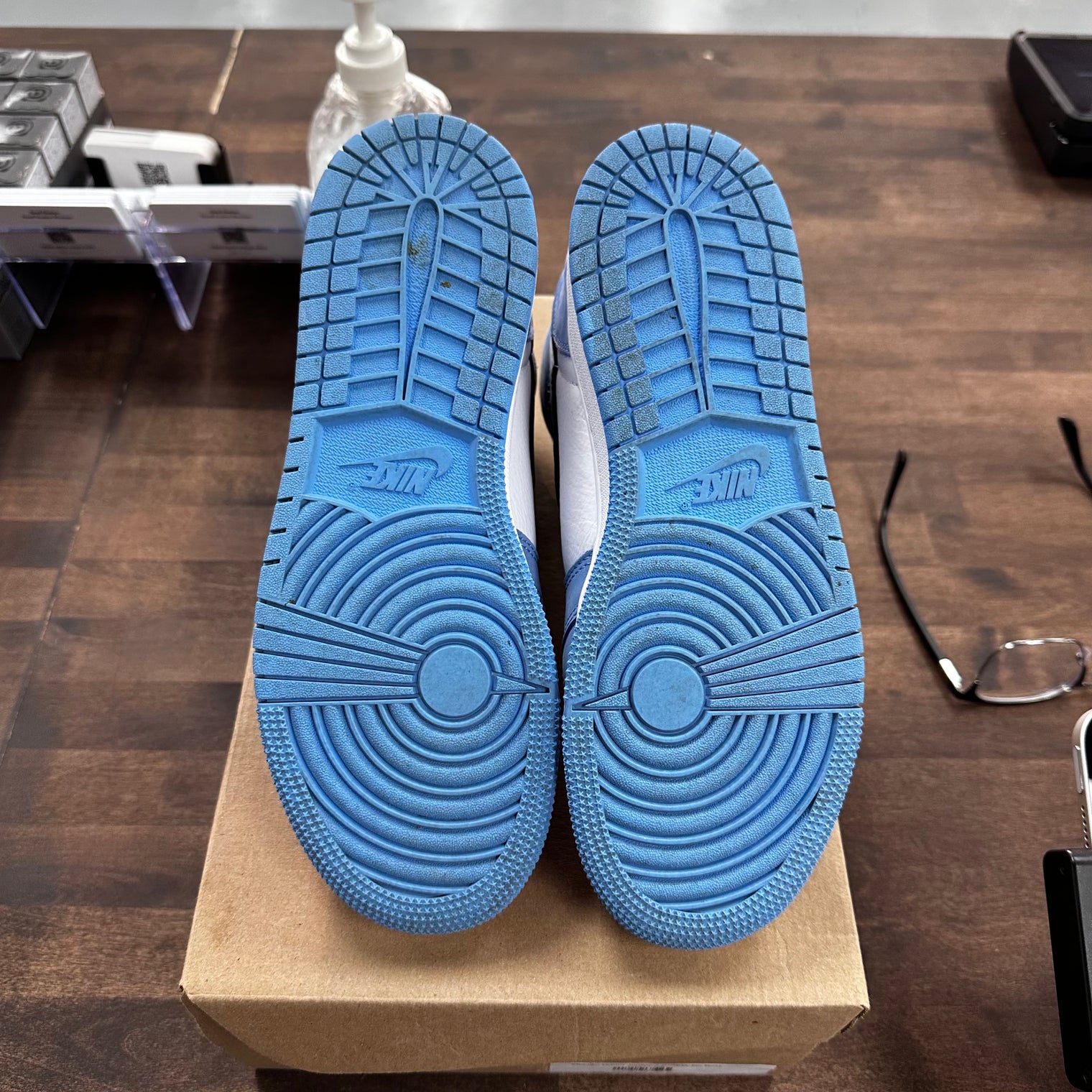 University Blue Jordan 1 High (GS) (USED, No Box)