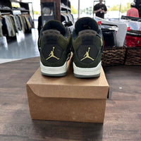 Craft Olive Jordan 4 Retro (USED,NO BOX)