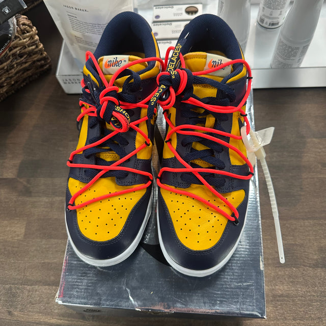 University Gold Off-White Dunk Low (USED)