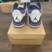 Jordan 3 GS Dark Iris (USED NO BOX)