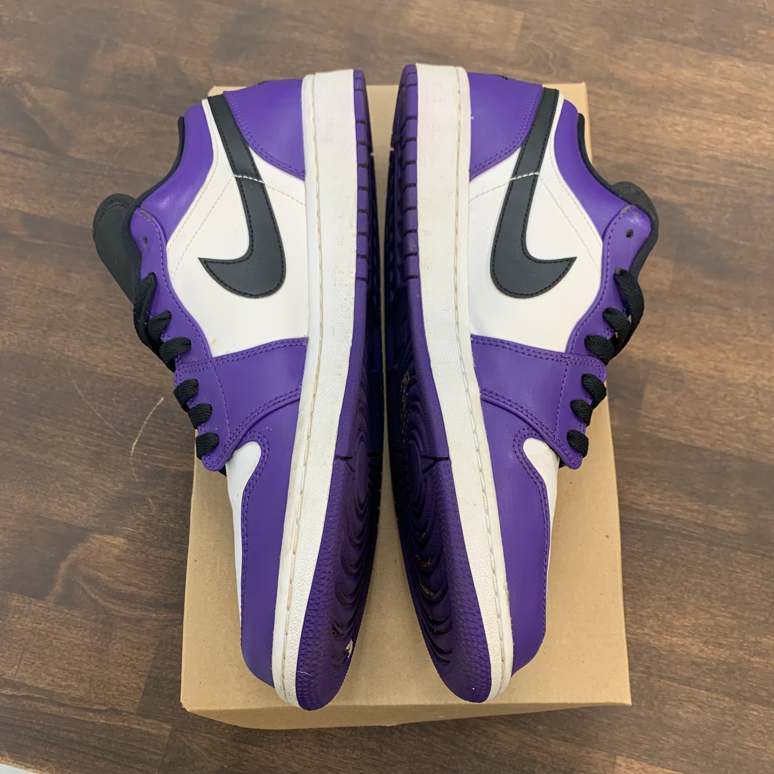 Nike Jordan 1 Low Court Purple (USED NO BOX)