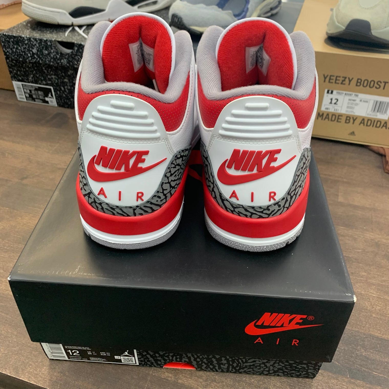 Fire Red Jordan 3 (USED)